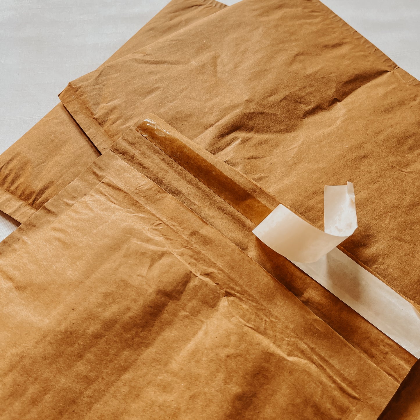 Jaivik Store EcoArmor shockproof paper mailer with easy-to-stick adhesive for convenient and secure sealing